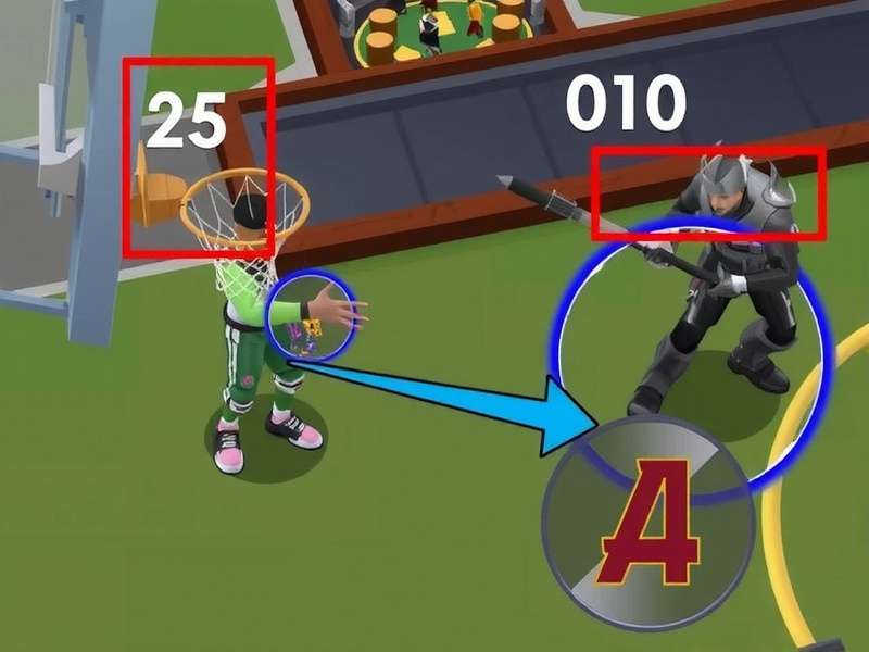 Slum Dunk Pro Strategy Guide Slum Dunk Pro strategy guide showing a player using the Chawl Spin move to avoid a defender